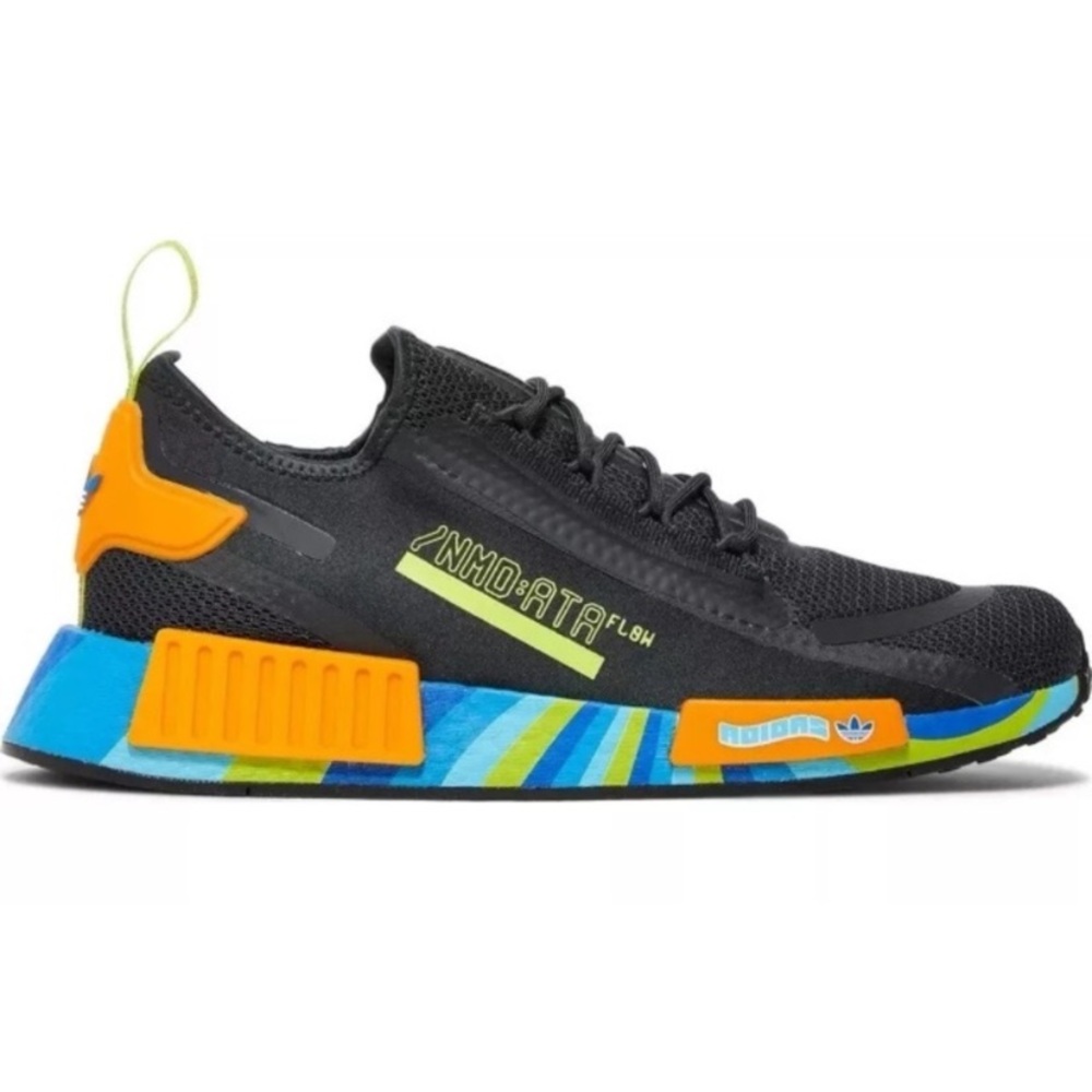 Adidas NMD R1 Spectoo-Black/Multi Colored GX8092 Size 11